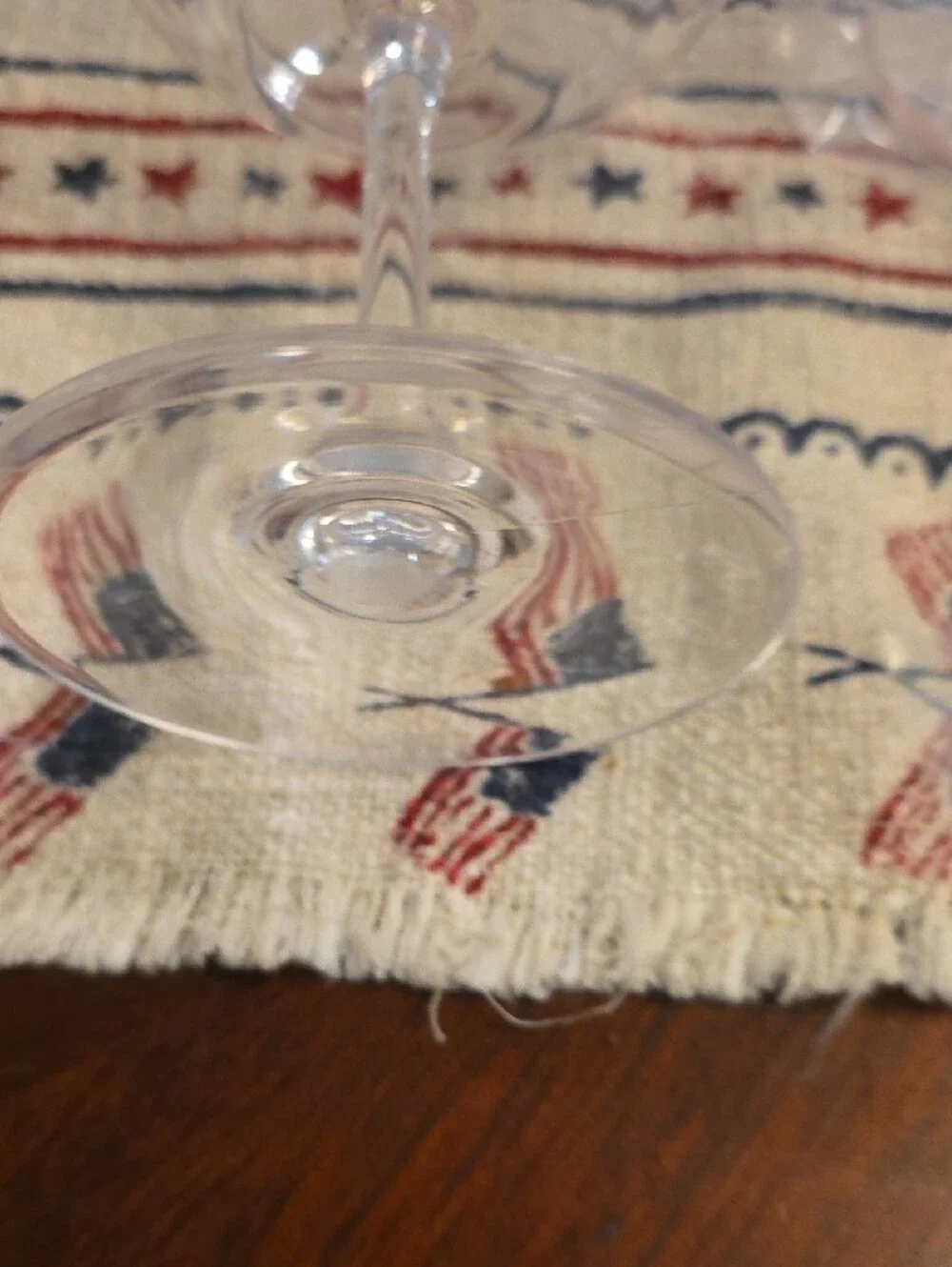 Clear Plastic Wine Goblet - Set of 6 Stemware